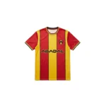 Camiseta senyera retro Abadal de franjas rojas y amarillas