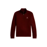 Jersey quarter-zip borgoña Abadal