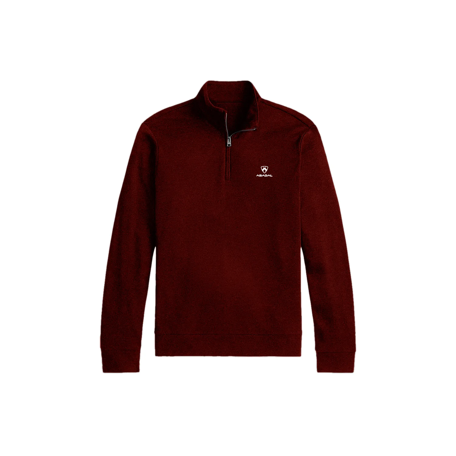 Jersey quarter-zip borgoña Abadal
