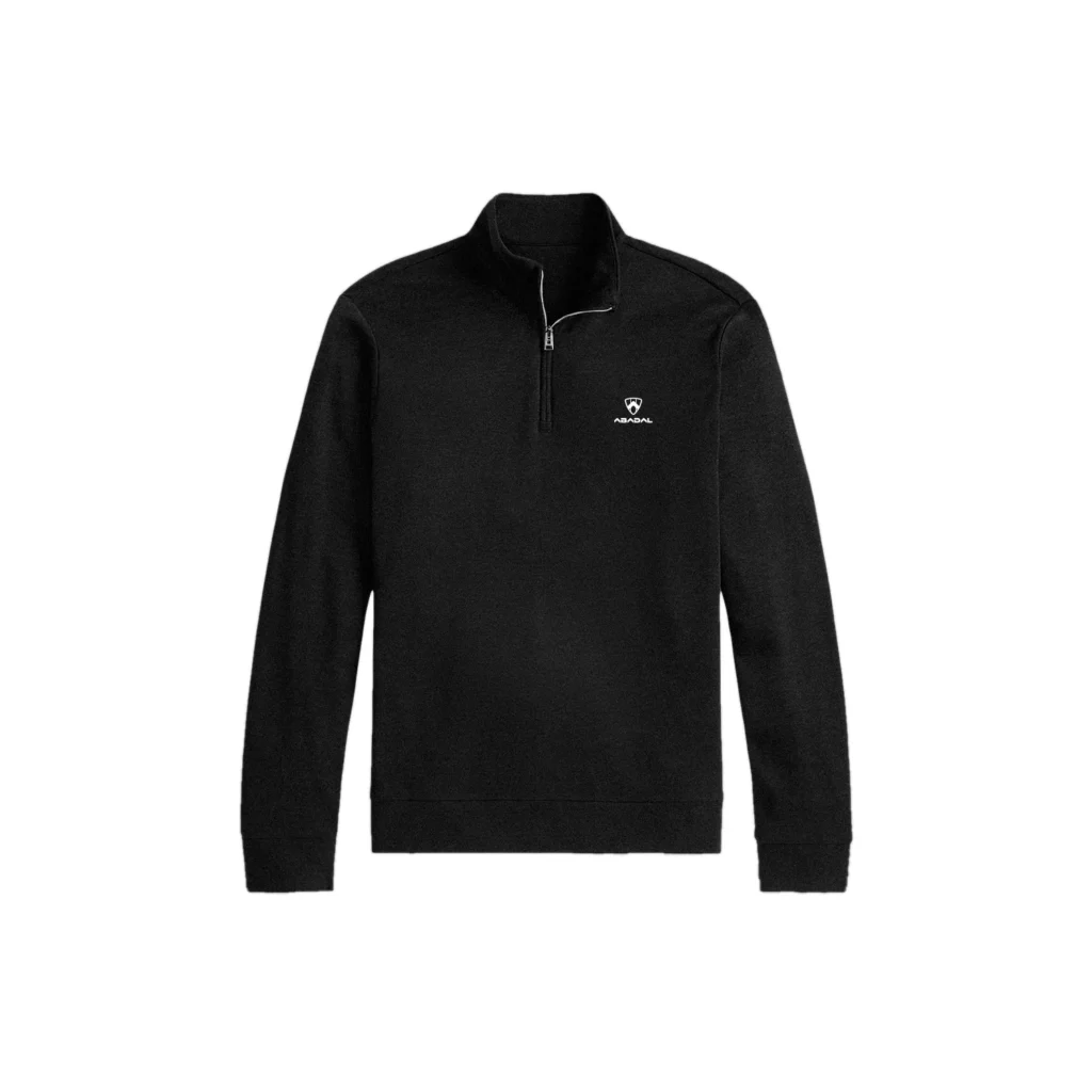 Jersey quarter-zip negro Abadal